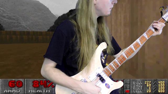 DOOM The Imp Song (E1M2) Bass Cover смотреть онлайн