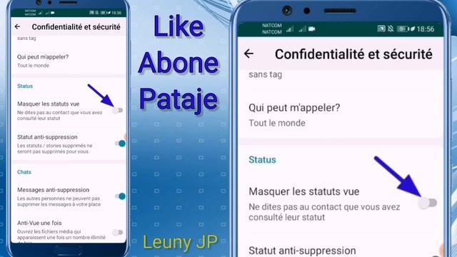 Men nouvo fason pou Lire statut whatsapp yon moun sanl pa wè sa Nouvo sekrè смотреть онлайн