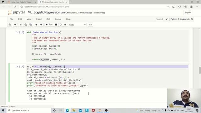Machine Learning Tutorial||Example-6||Malayalam||Logistic Regression Python Implementation смотреть онлайн