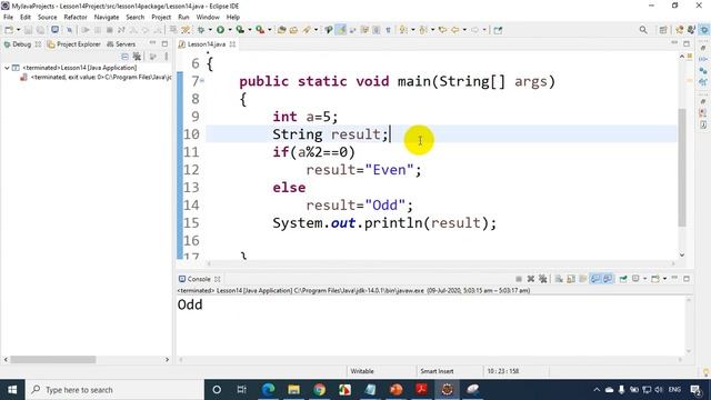 Java Tutorials : Conditional Operator #16 смотреть онлайн
