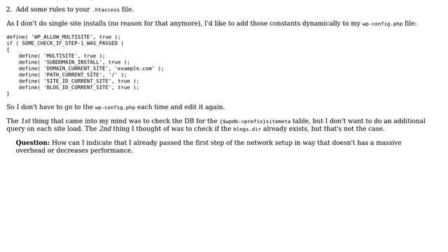 Wordpress: Add additional Network constants to wp-config.php dynamically смотреть онлайн