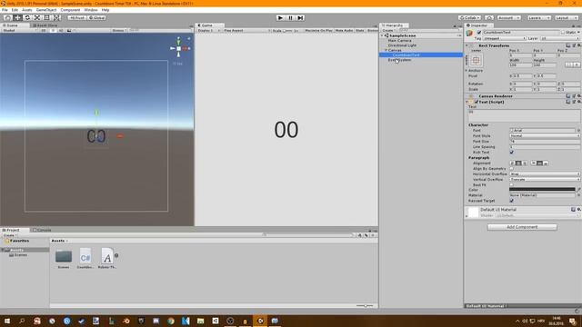 Countdown Timer In Unity - Easy Beginners Tutorial/ Guide смотреть онлайн