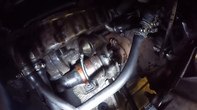 How to remove the Chrysler voyager oil cooler/Как снять масляный радиатор Chrysler voyager смотреть онлайн
