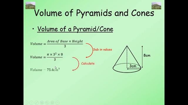 Volume pyramids, cones and sphere смотреть онлайн