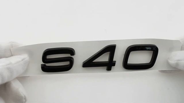 Шильдик на багажник S40 для Volvo черный глянец смотреть онлайн
