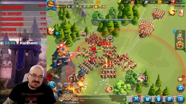 Lost Kingdom #93 LeveL 4 pass opening - KvK 2 Action - Rise of Kingdoms смотреть онлайн
