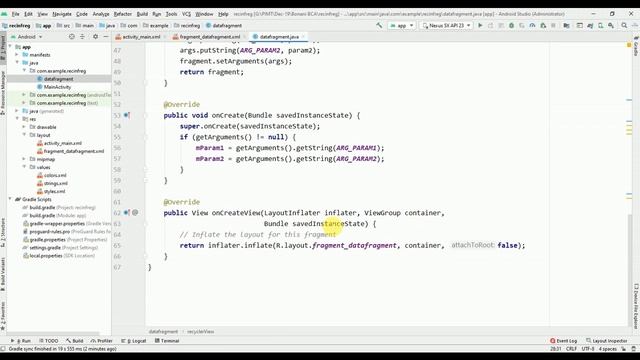 Recyclerview in Fragment Android tutorial | Recyclerview in Android смотреть онлайн