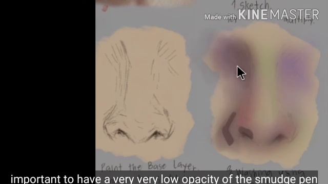 How I paint nose on Autodesk Sketchbook android : short tutorial смотреть онлайн
