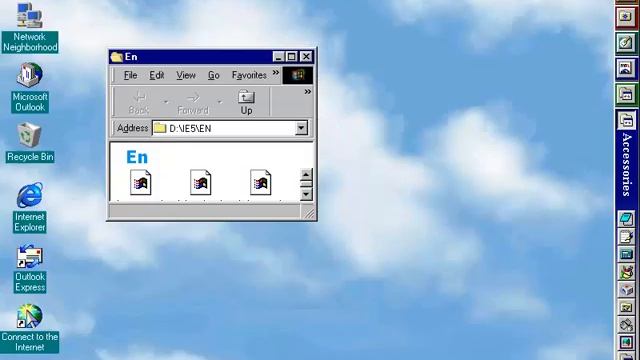 Installing Internet Explorer 5 on Windows 95 смотреть онлайн