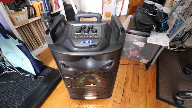 MouKey MTs10-1 Portable Amplifier with Wireless Microphone Review Demo, Karaoke Rechargeable Buskin смотреть онлайн