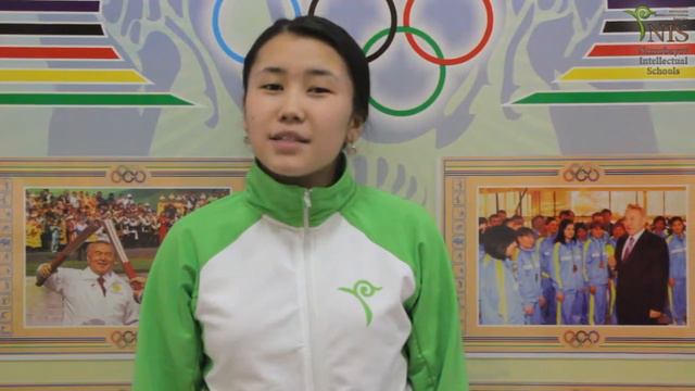 Пожелания казахстанским олимпийцам в Сочи от НИШ г Талдыкорган смотреть онлайн