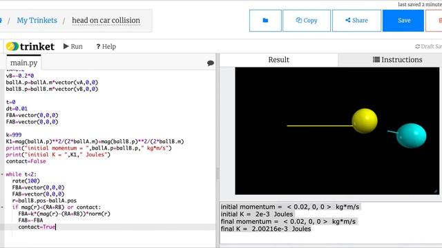 Modeling Inelastic Collisions with Python смотреть онлайн