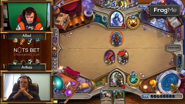 ПАПИЧ VS ALLAD! ТУРНИР СТРИМЕРОВ по Hearthstone! смотреть онлайн