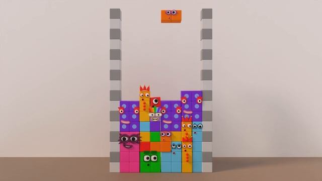 Numberblocks Tetris Animation | Softbody Tetris 3 смотреть онлайн