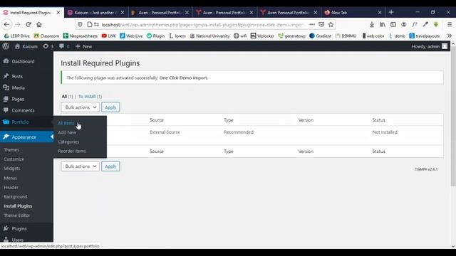 WordPress Bangla Tutorial #13 | Portfolio Theme Customize | Part-01 смотреть онлайн