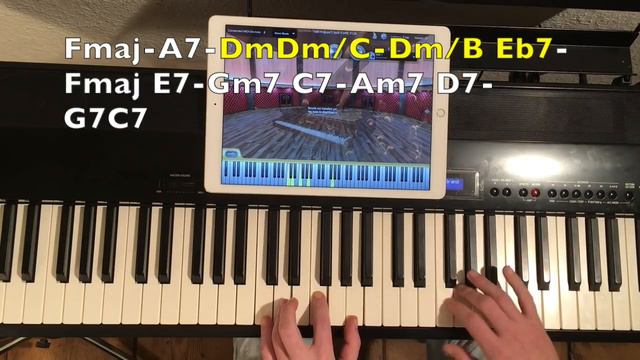 Georgia On My Mind, easy piano tutorial, bluesy & soulful смотреть онлайн