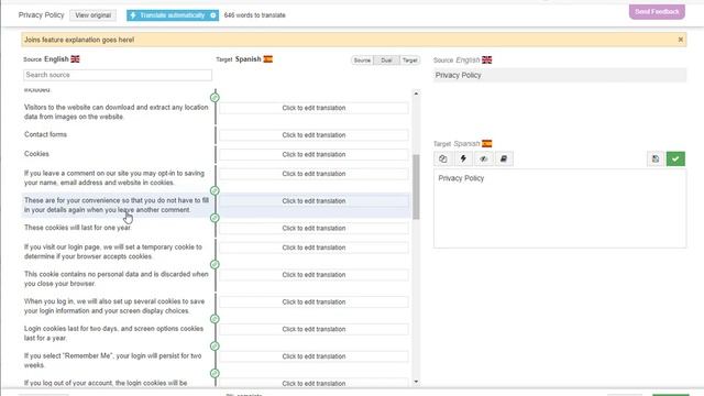 Joining sentences for translation in WPML's Advanced Translation Editor смотреть онлайн