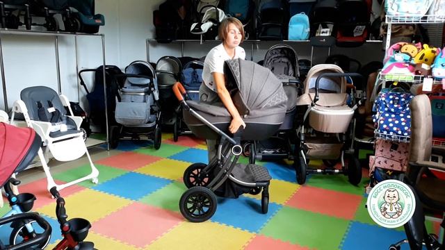 Коляска Luxmom 2в1 5885 модульная