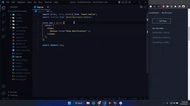 How to add push notifications in React Native смотреть онлайн