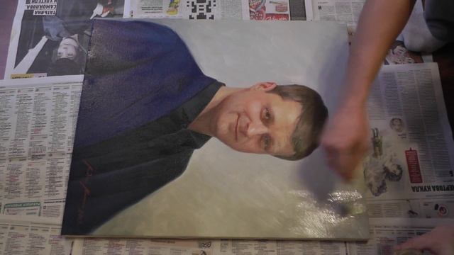 Как покрыть картину лаком за 20 мин смотреть онлайн