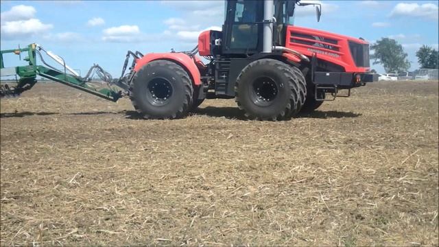 Кировец К 525Пр с дисковым лущильщиком смотреть онлайн