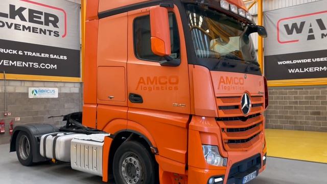 New In Stocklist: MERCEDES ACTROS 1845 EURO 6 GIGASPACE LOW RIDE, 4X2 TRACTOR UNIT – 2015 – FJ65 XP