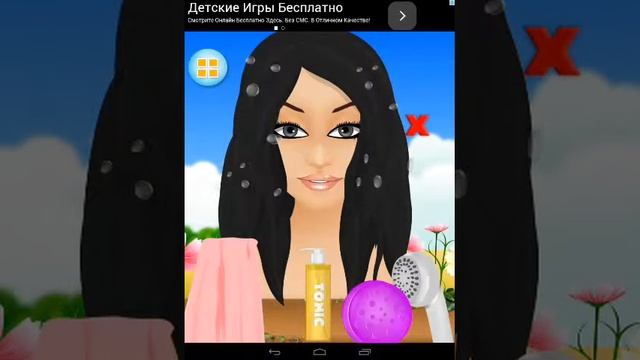 Салон красоты - Моем и сушим волосы - Fashion Doll Hair SPA - Android GamePlay смотреть онлайн