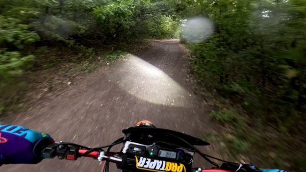 Покатушки на питбайке, вечерний прохват!!!