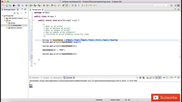 What is An Array || How to update Array element || Iterating on Array Element using for Loop смотреть онлайн