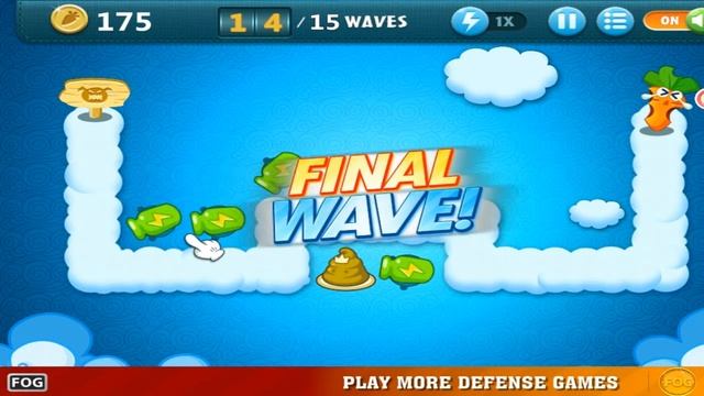 Carrot Fantasy - защити морковку, игры для детей смотреть онлайн