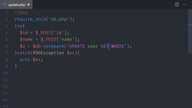 PHP and MYSQL - UPDATE смотреть онлайн
