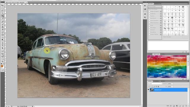 How to resize & crop an image with Photoshop CS4 смотреть онлайн