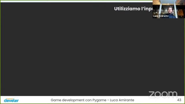 Webinar Live | Game development con Pygame - Luca Amirante смотреть онлайн