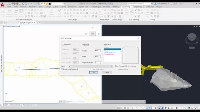 Overbreak reports for Drifts in AutoCAD | Tip of the Month смотреть онлайн