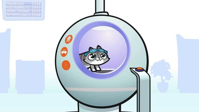 Rocket Cat Adventures - Progressive Insurance Game смотреть онлайн