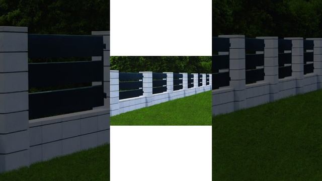 Кирпичный забор. #профзаборы #кирпичныйзабор смотреть онлайн