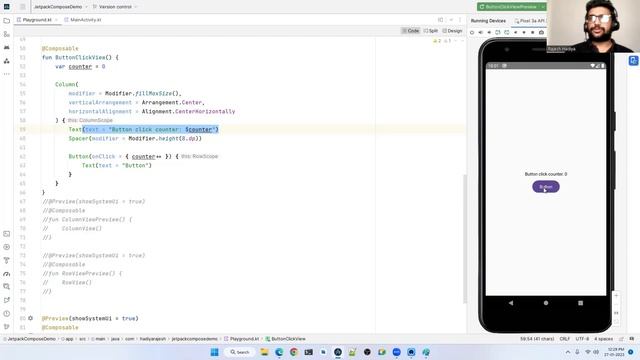 Introduction to Jetpack Compose - session by Rajesh Hadiya at University of San Agustin, Philippine смотреть онлайн