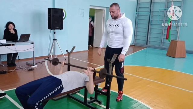 Русский жим штанги. #спорт #жимштанги #зож #дети #воспитание #школа #пример #тренд смотреть онлайн