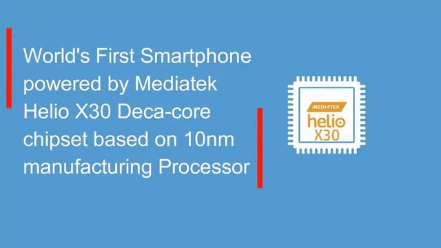 The World's first Smartphone with Helio X30 processor unveiling @ MWC 2017 смотреть онлайн