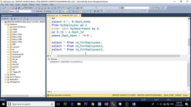 Views In SQL Server - Insert Update Delete With Views - SQL Views - SQL Tutorial ( Hindi / Urdu ) смотреть онлайн