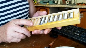 Восковка голосовых планок на резонатор