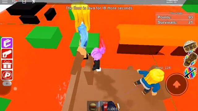 Я играю в игру Roblox уровень пол это лава(Милана Плэй Гэйм). смотреть онлайн