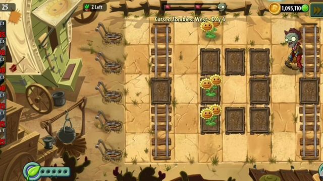 Растения против Зомби 2 - Cursed West прохождение // Plants vs. Zombies 2 - Cursed West смотреть онлайн