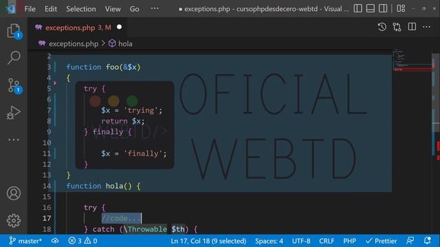 Excepciones en PHP | Bloque Finally en PHP | Die en PHP y Exit en PHP смотреть онлайн