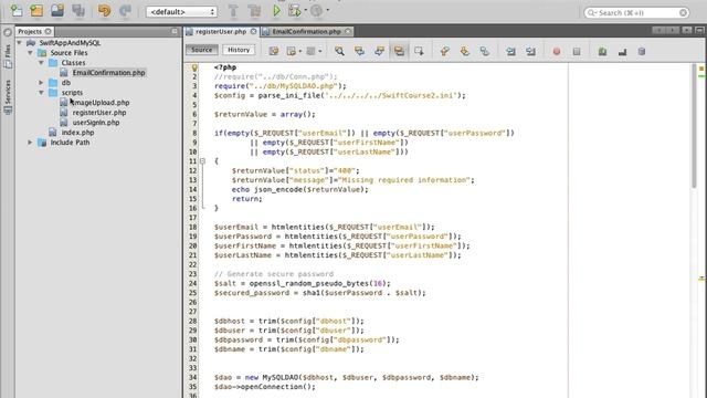 Email Verification Feature. Video 2. Swift+PHP+MySQL смотреть онлайн