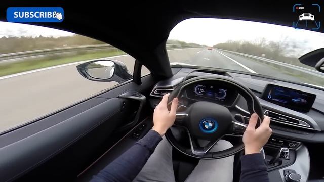 BMW I8 максимальная скорость POV