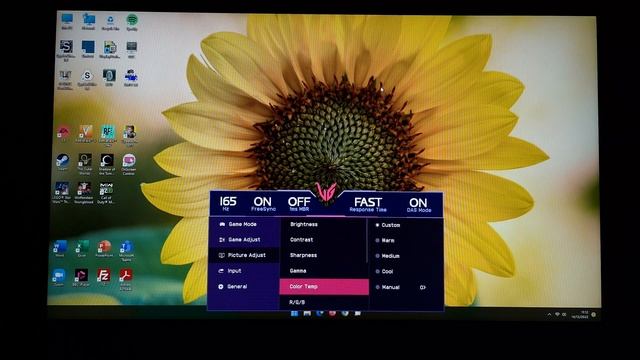 LG UltraGear 24GQ50F-B Menu System (OSD)