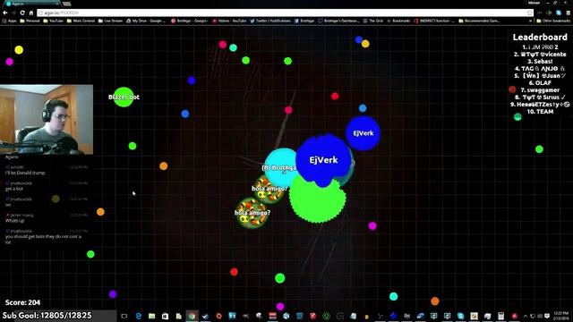 AGARIO Let's Play Together! Recording Live смотреть онлайн