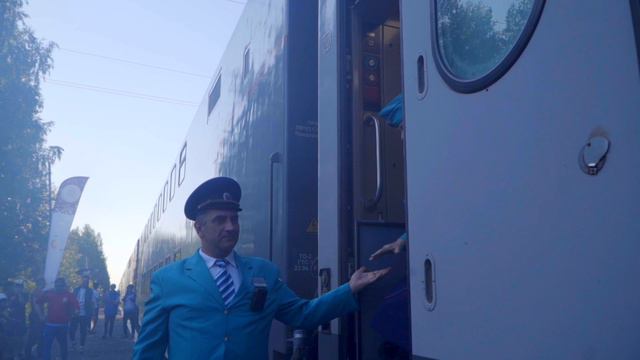 Прибытие поезда Трейлраннеров, Vottovaara Mountain Race 2024 смотреть онлайн