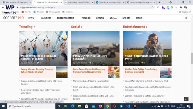 Best Free WordPress News Themes 2021 смотреть онлайн